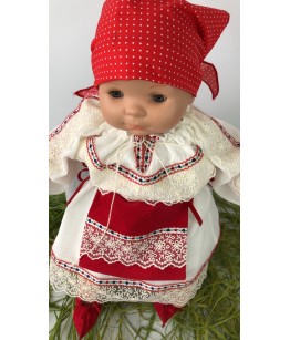Costum traditional bebelusi, fete , 3-6 luni, EvelMod, 30879